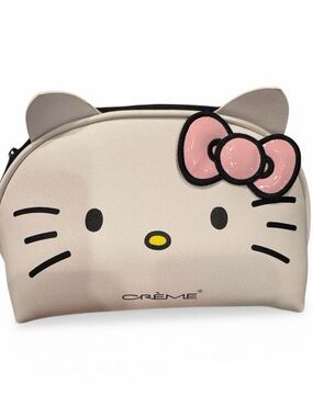 The Crème Shop x Hello Kitty Makeup Bag | Sanrio Cosmetic Pouch Travel Case